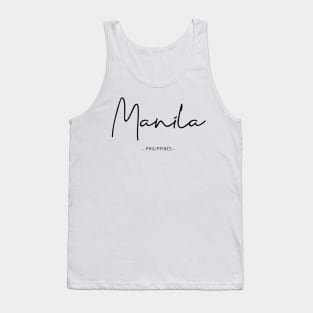 Manila, Philippines Design (BLACK PRINT) Tank Top